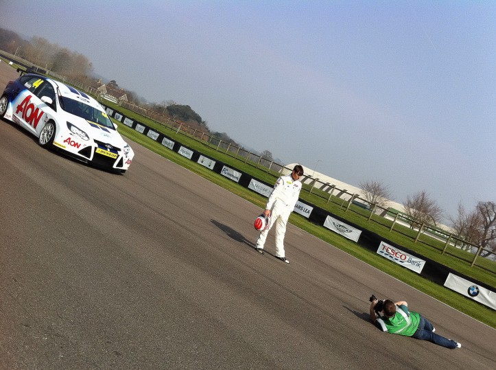 Andy Neate BTCC - Paul Reiffer Photographer London - Team Ford Aon Behind the Scenes Shooting Photo