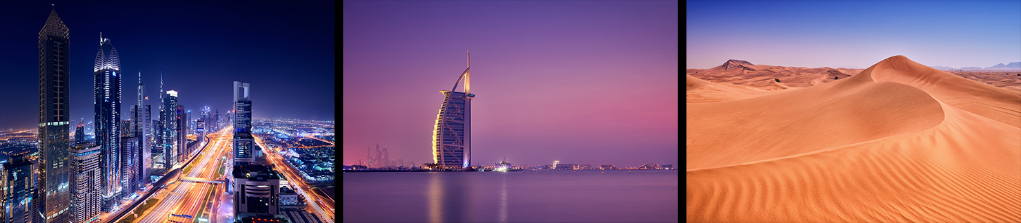 dubai uae arab emirates burj khalifa downtown skyscrapers red sand desert dunes rooftops cityscape night roads lights sunrise sunset paul reiffer photography workshop luxury bespoke custom