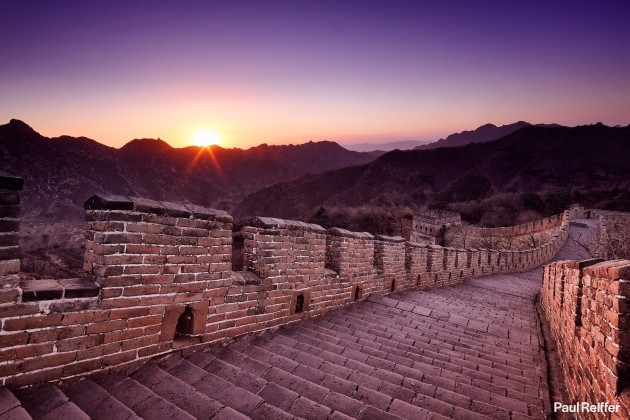 Location : Great Wall, China <a href="https://www.paulreiffer.com/buy-prints/over-the-wall/">- Buy the limited edition print</a>