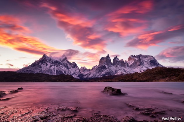 Location : Torres Del Paine, Chile <a href="https://www.paulreiffer.com/buy-prints/southern-fire/">- Buy the limited edition print</a>