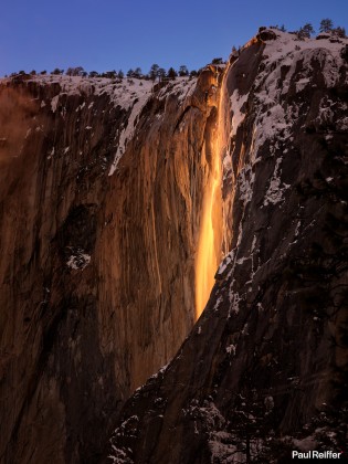Location : Yosemite National Park, USA <a href="https://www.paulreiffer.com/buy-prints/firefall/">- Buy the limited edition print</a>