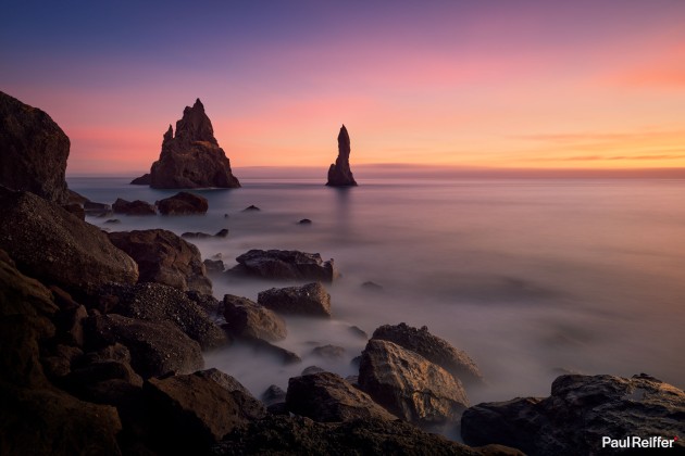 Location : Vik, Iceland <a href="https://www.paulreiffer.com/buy-prints/pinnacle/">- Buy the limited edition print</a>