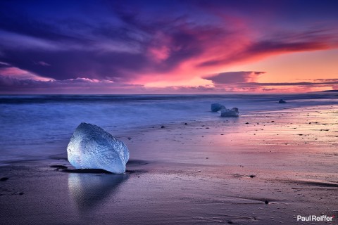 Location : Diamond Beach, Iceland
