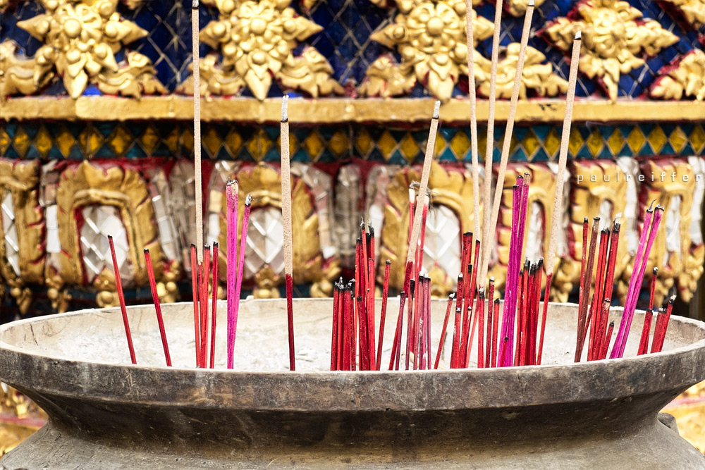Incense Sticks, Bangkok Temple, Thailand - Paul Reiffer, Professional Photographer Landscape