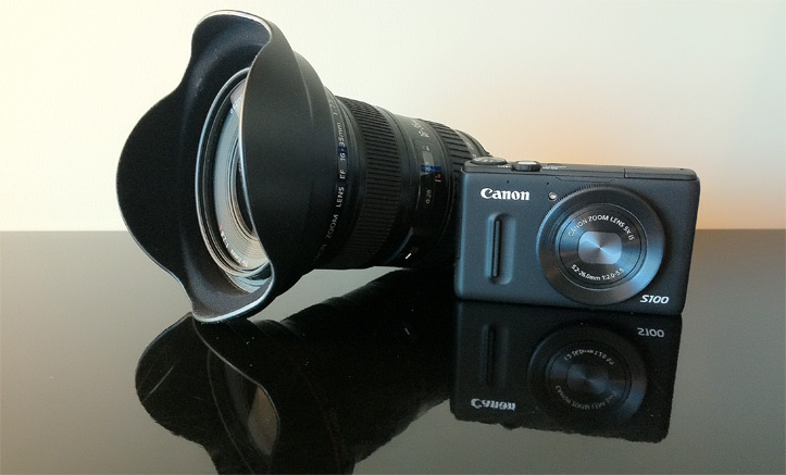 Canon S100 PowerShot and 16-35mm L Lens