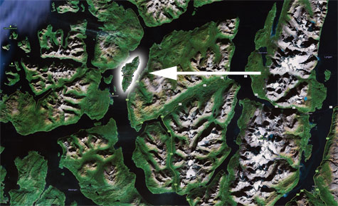 Tromso Norway Map Island