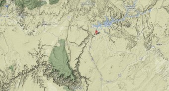 Map Grand Canyon Horseshoe Bend Page Arizona