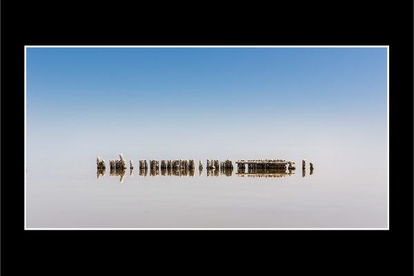 product picture no horizon salton sea california saline lake jetty wooden old buy limited edition print paul reiffer photograph photography