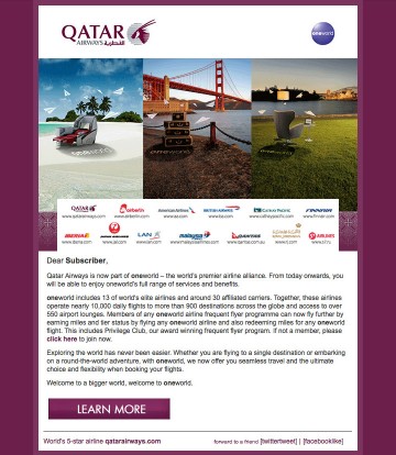 Qatar Airways Joins OneWorld Alliance 2013 Paul Reiffer Photographer San Francisco Image