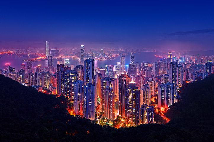 the cauldron hong kong victoria harbour night city skyline paul reiffer professional landscape photographer