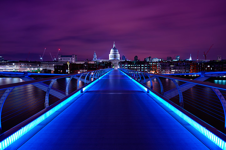 runway london st pauls cathedral millennium bridge paul reiffer landscape photographer river thames