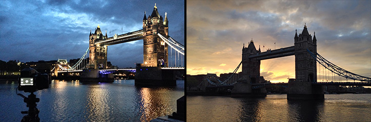tower bridge dawn sunrise iphone pic reiffer paul