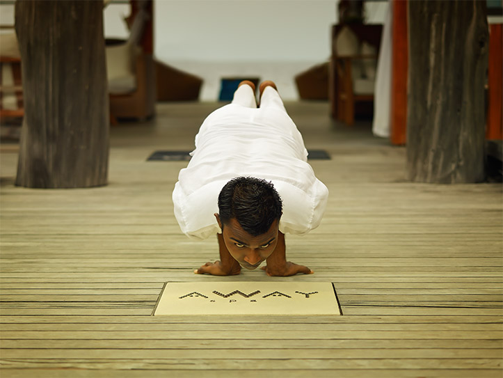 Away Spa Yoga Male Instructor W Retreat Maldives Paul Reiffer Photographer Professional Commercial Hotel Resort