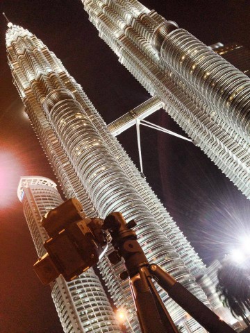 KL Towers Petronas Giottos Tripods Street Night Photography Behind The Scenes