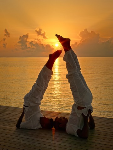 Sunrise Yoga Deck Away Spa W Retreat Maldives Paul Reiffer Photographer Professional Commercial Hotel Resort