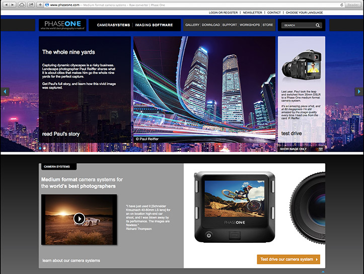 Phase One Homepage 9th July 2014 Paul Reiffer Professional Photographer Landscapes Cityscapes iQ280 645DF The Whole Nine Yards Hong Kong Shanghai London San Francisco