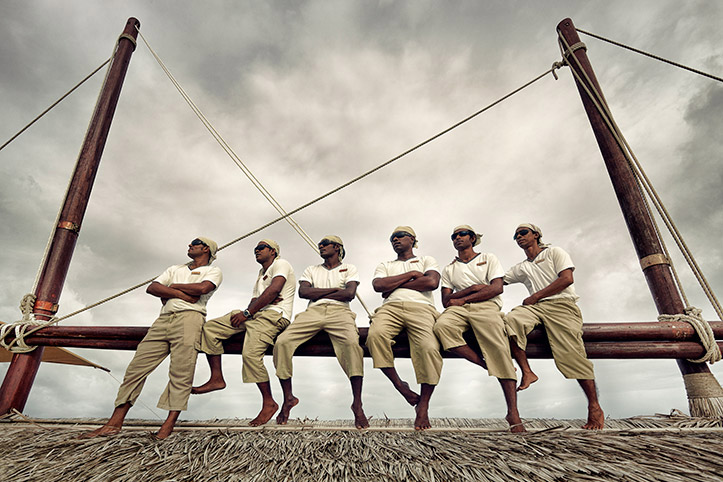 Transport Team Dhoni Boat Cruise Crew Huvafen Fushi Maldives 10th Anniversary Staff Team Photos Shots Male Paul Reiffer Professional Commercial Photographer 2014