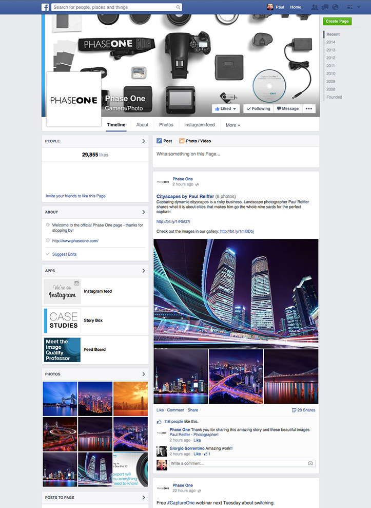 phase one cityscapes feature facebook page paul reiffer 9th july 2014 photographer landscape