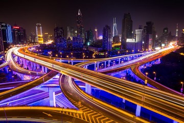 Original Shanghai Calling Limited Edition Print Paul Reiffer Photographer Cityscape Night Canon 5D Mk 3