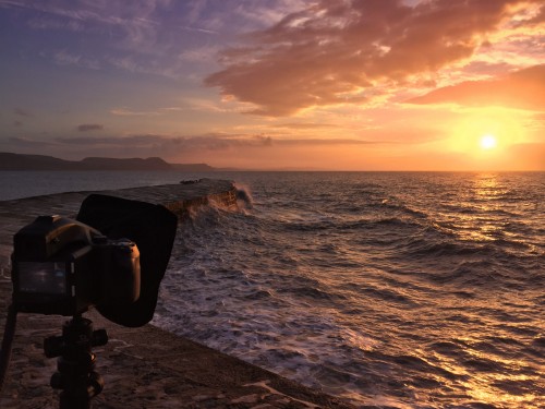 Sunrise Lyme Regis Bay The Cobb Paul Reiffer Photographer Behind The Scenes