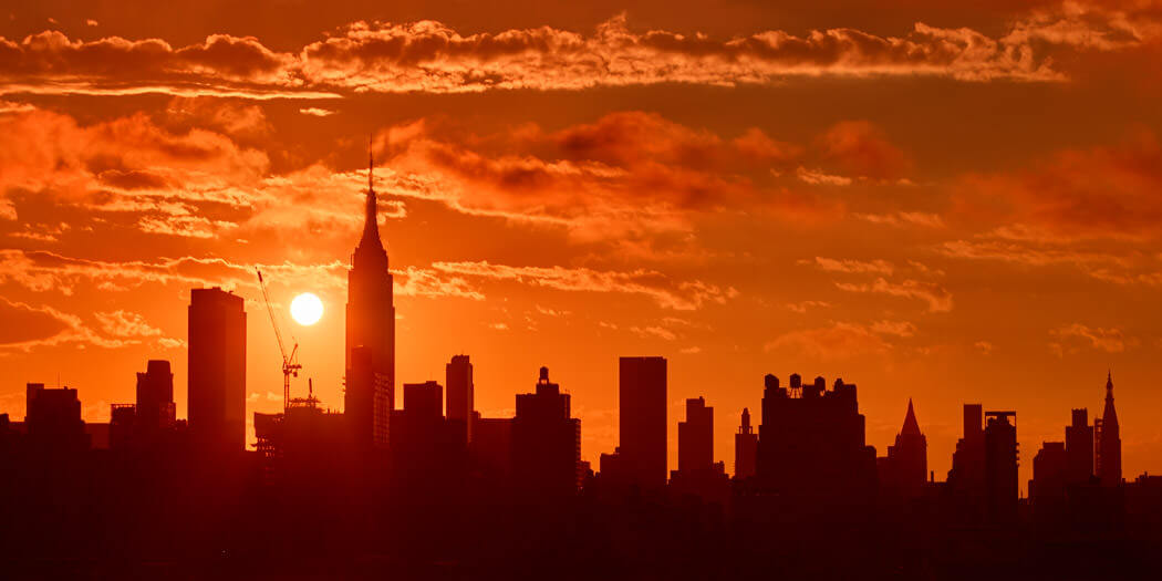 Glow Manhattan Cityscape Skyline Paul Reiffer Professional Landscape Photographer New York City Sunrise Empire State