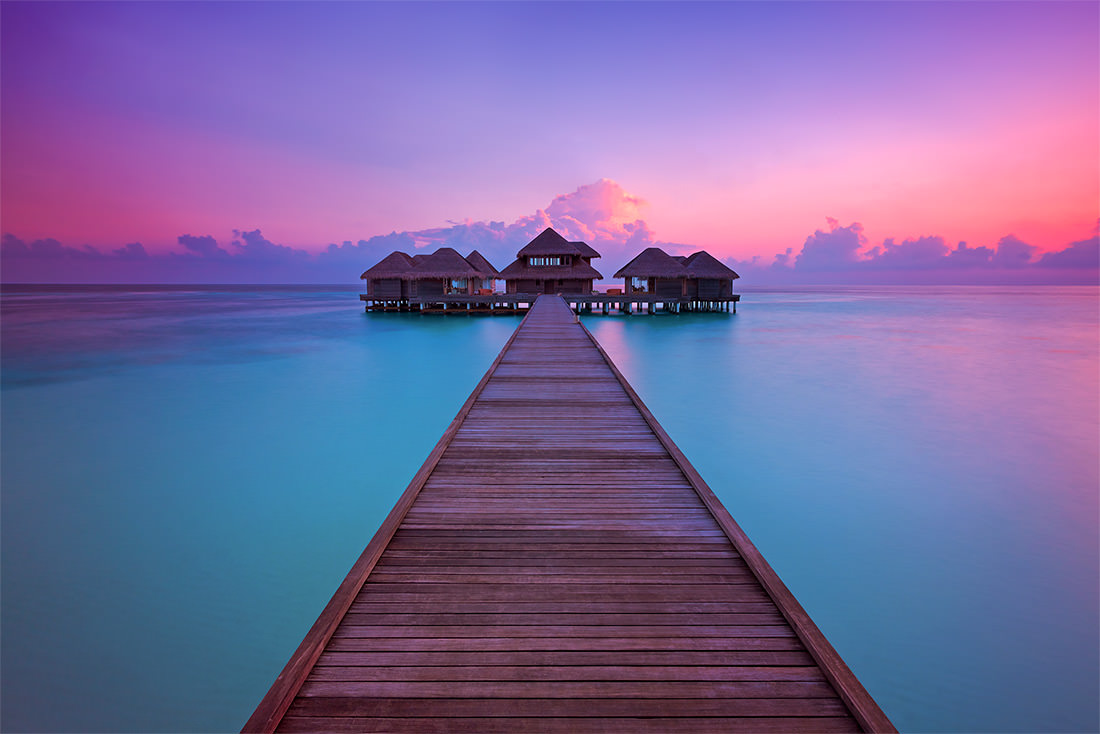 Overwater Huvafen Fushi Sunrise Spa Jetty Paul Reiffer Photographer Of The Year Nomination The Societies 2014 2015 Professional