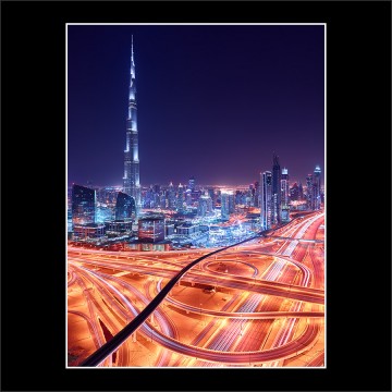 blaze dubai burj khalifa landscape cityscape buy limited edition fine art photograph prints paul reiffer