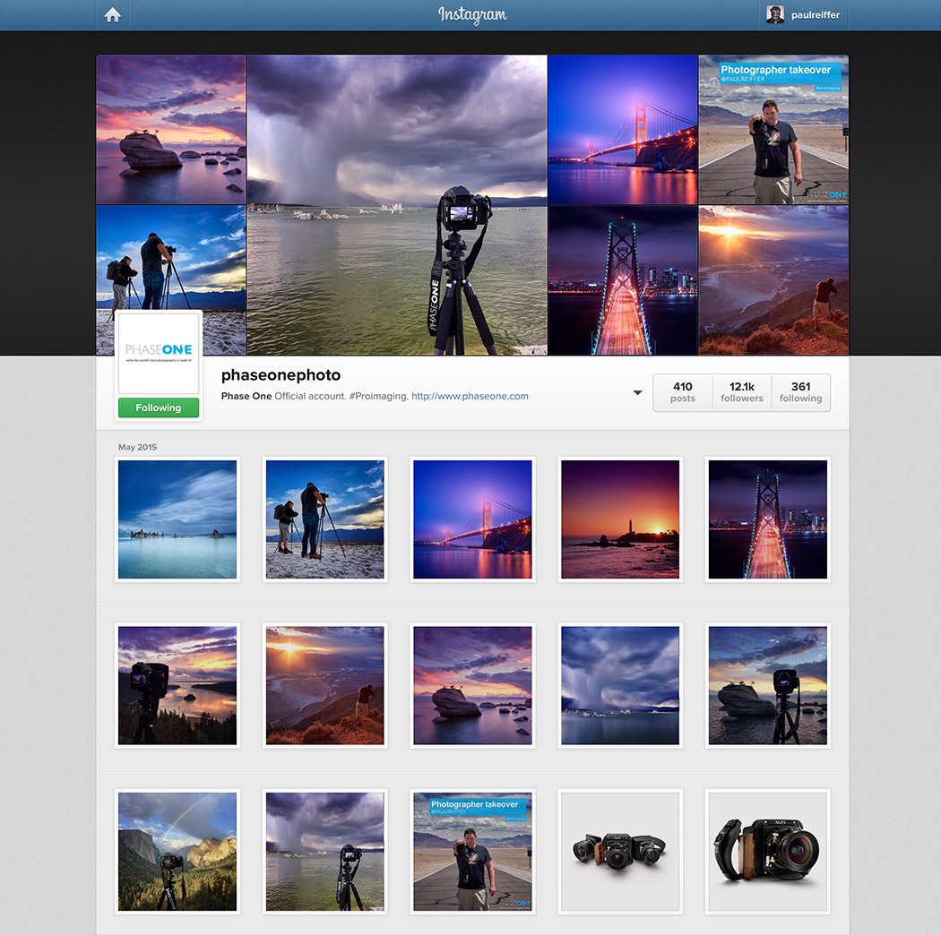 phase one instagram takeover paul reiffer photographer california road trip iq250 iq280 nevada bts