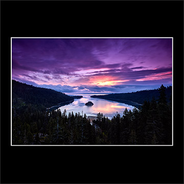gateway lake tahoe emerald bay sunrise california landscape buy limited edition fine art photograph prints paul reiffer