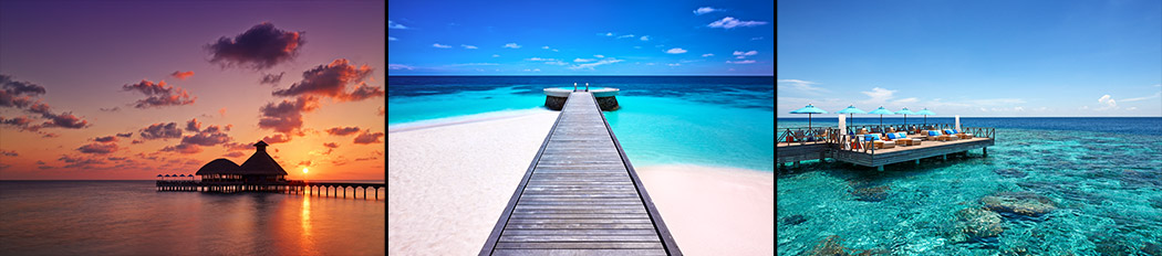 huvafen 3 shot jetty salt pool sunset blue sky water raw deck