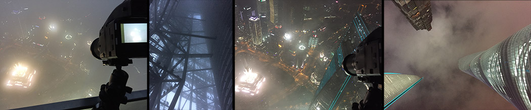 Special Access BTS cloud souped in Shanghai Tower Observation Pre Opening Before Preview Top Floor Rooftop Paul Reiffer Photographer China Phase One