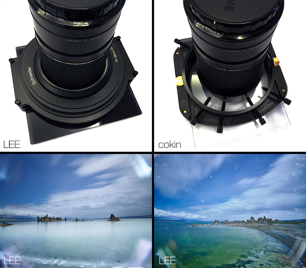 light leaks LEE cokin filters large format holder system problem issue