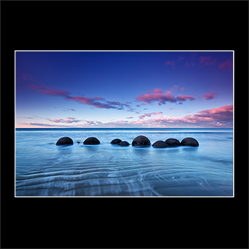 reveal moeraki boulders new zealand long exposure landscape buy limited edition fine art photograph prints paul reiffer