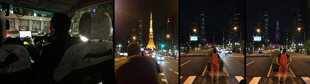 bts tokyo tower constitution memorial day photograph behing the scenes lights change colour rainbow night may 2015 paul reiffer photographer