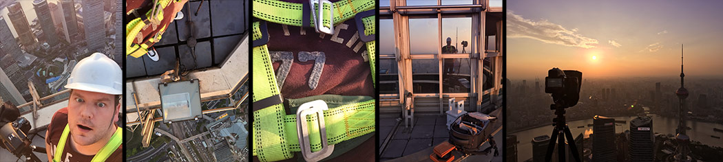 BTS Paul Reiffer Rooftop Jin Mao Tower Grand Hyatt Shanghai Harness Sunset Photography Professional Landscapes City