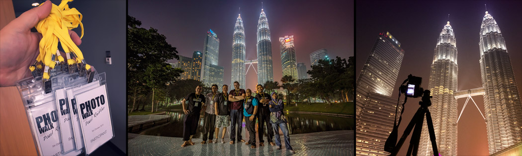 BTS Group Photo Walk KLCC Park Suria Mall Kuala Lumpur Night Photography Cityscape Paul Reiffer Malaysia