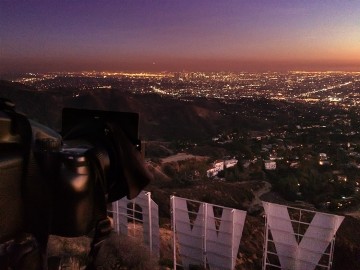 behind the hollywood sign photographing paul reiffer night lights curtain call