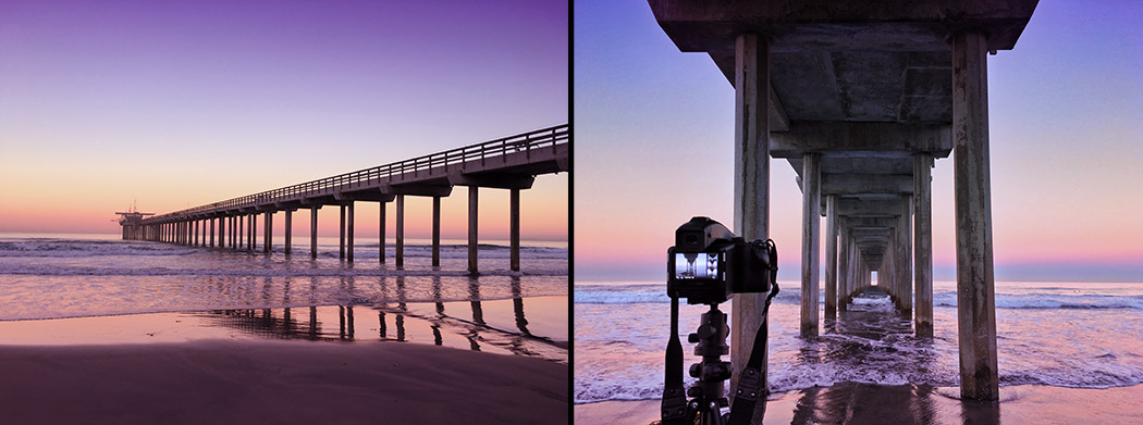 BTS Scripps Pier La Jolla San Diego Pacific Ocean Sunrise Water Waves Sea Paul Reiffer Photographer