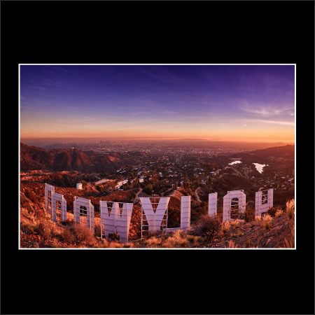 Buy Prints Backstage Pass LA Los Angeles Hollywood Sign Limited Edition California Behind Sunset Paul Reiffer Photographer City