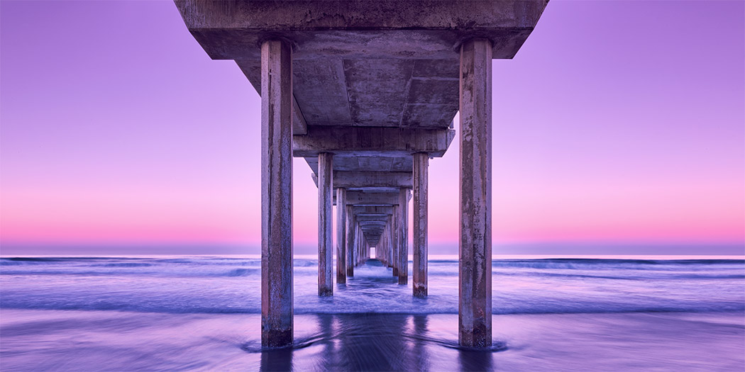 Zen Limited Edition Print Scripps Pier La Jolla California Sunrise Fine Art Photographer Paul Reiffer Landscape Photography