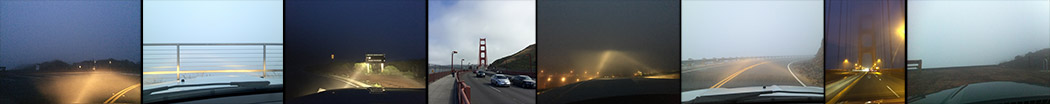 BTS Failed Attempts Fog Shot Photograph San Francisco Golden Gate Bridge Paul Reiffer 9 Years Car View Marin Headlands