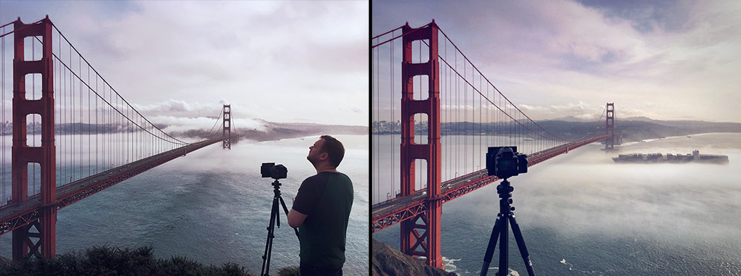 Behind The Scenes Fog City Clearing Shooting Photographing Golden Gate Bridge San Francisco Paul Reiffer Photographer Weather