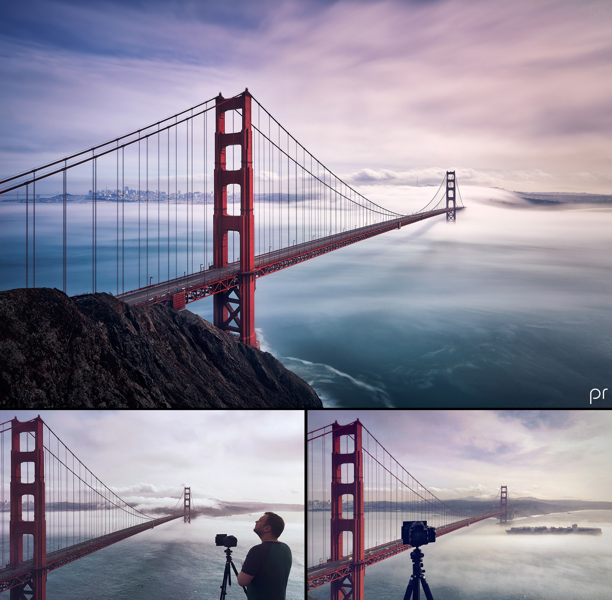How to see Golden Gate Bridge without fog?