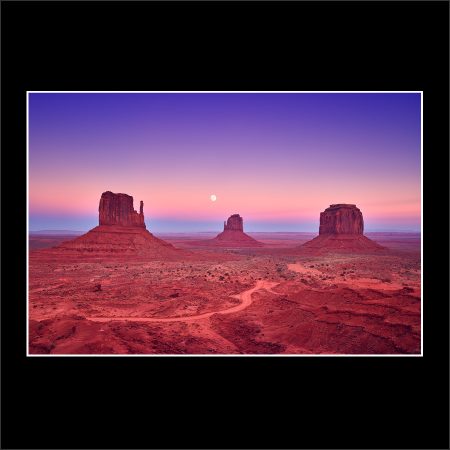 buy limited edition prints photography mittens and the moon monument valley sunset paul reiffer photographer