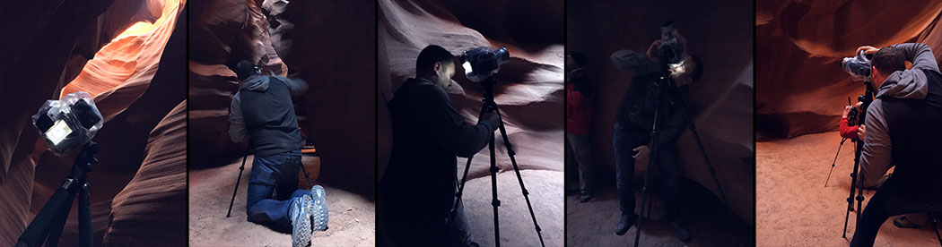 How To Photograph Shoot Upper Antelope Slot Canyon Page Arizona Guide Paul Reiffer Behind Scenes Inside Tripod Camera