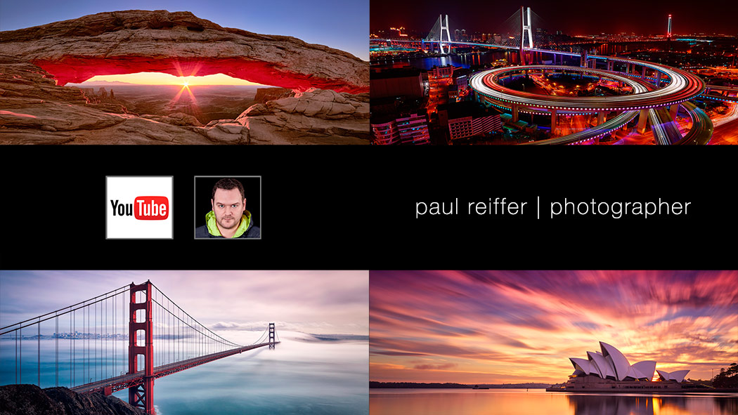 YouTube Channel Paul Reiffer Photographer Headshot Cityscapes Landscapes Commercial Promo Showreel