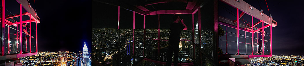 BTS Thinking Outside Box Paul Reiffer KL Tower Kuala Lumpur Cityscape Tripod Skybox Rooftop Night View Setup Menara