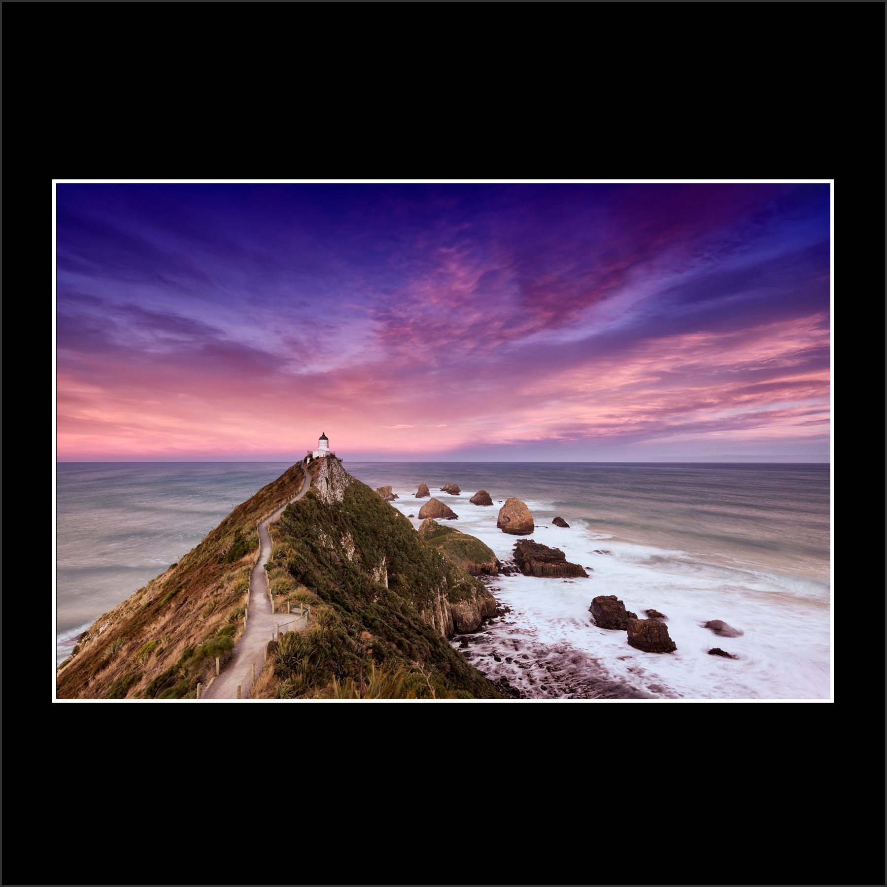 Buy Limited Edition Fine Art Photography Landscape Print Takutai Nugget Point Lighthouse New Zealand Paul Reiffer Photographer