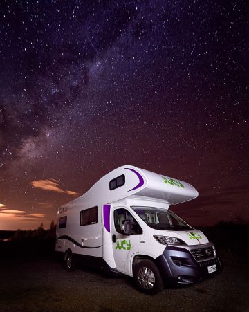 Jucy Camper Casa Night Sky Photography New Zealand Milky Way Star Shooting Paul Reiffer Professional Landscape Photographer