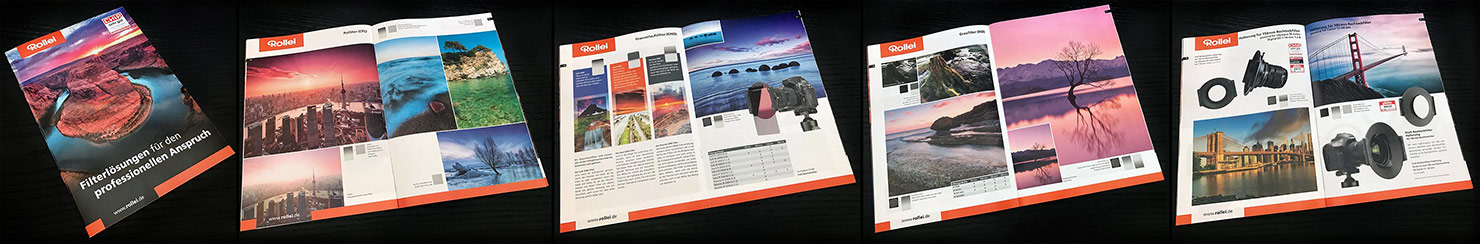 rollei filters brochure photokina 2016 cologne stand exhibition professional paul reiffer photographic nd gnd samples 